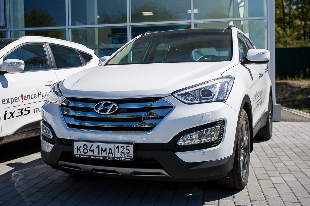 Hyundai Santa Fe, Фото с места события собственное