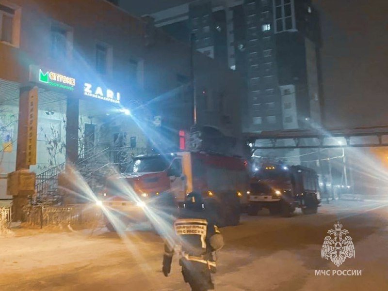 Пожар в Якутске: спасены 29 человек пресс-служба МЧС по Якутии