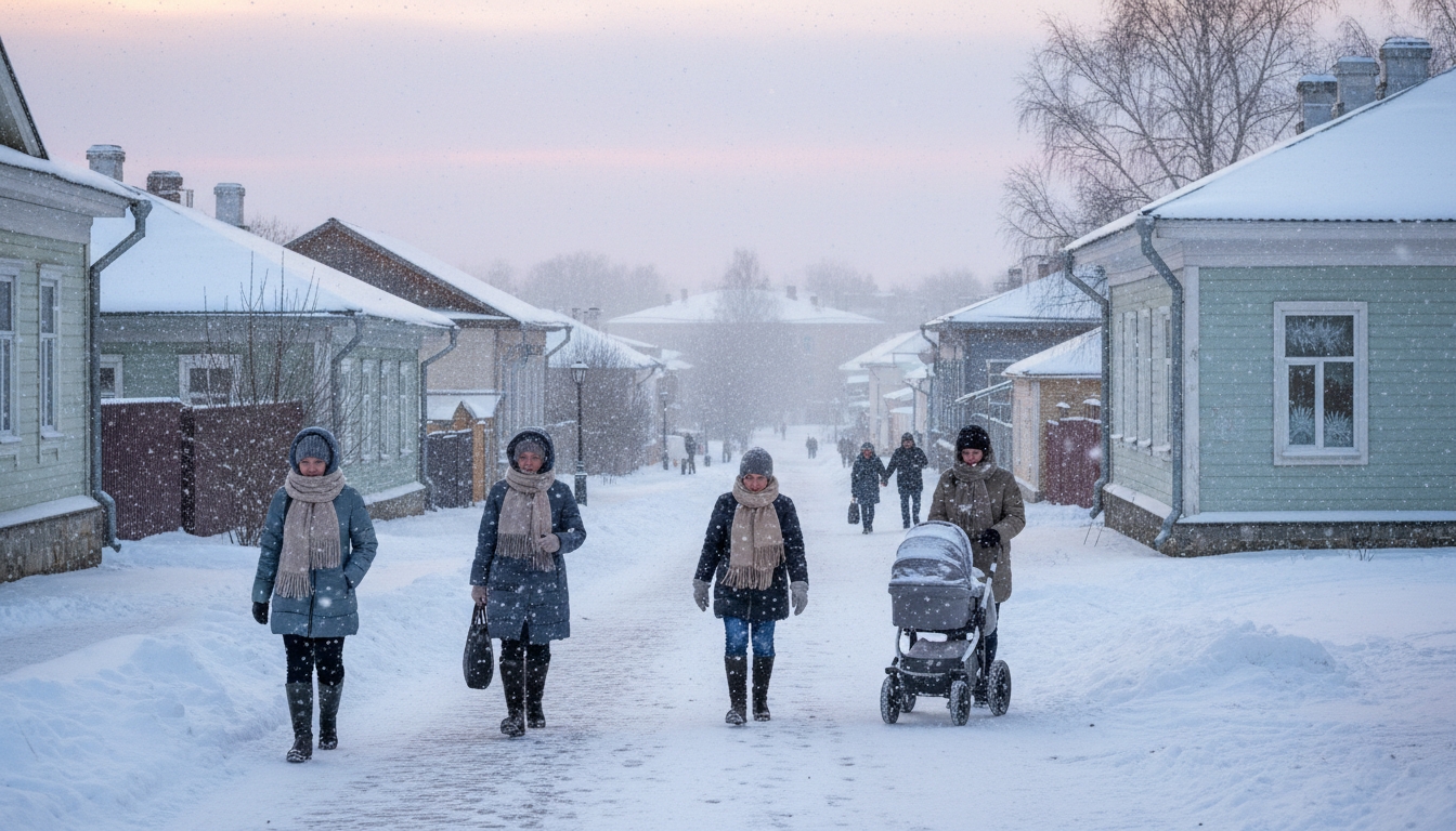 Петербург резко ушёл в минус: снег и жёлтый уровень опасности Сгенерировано