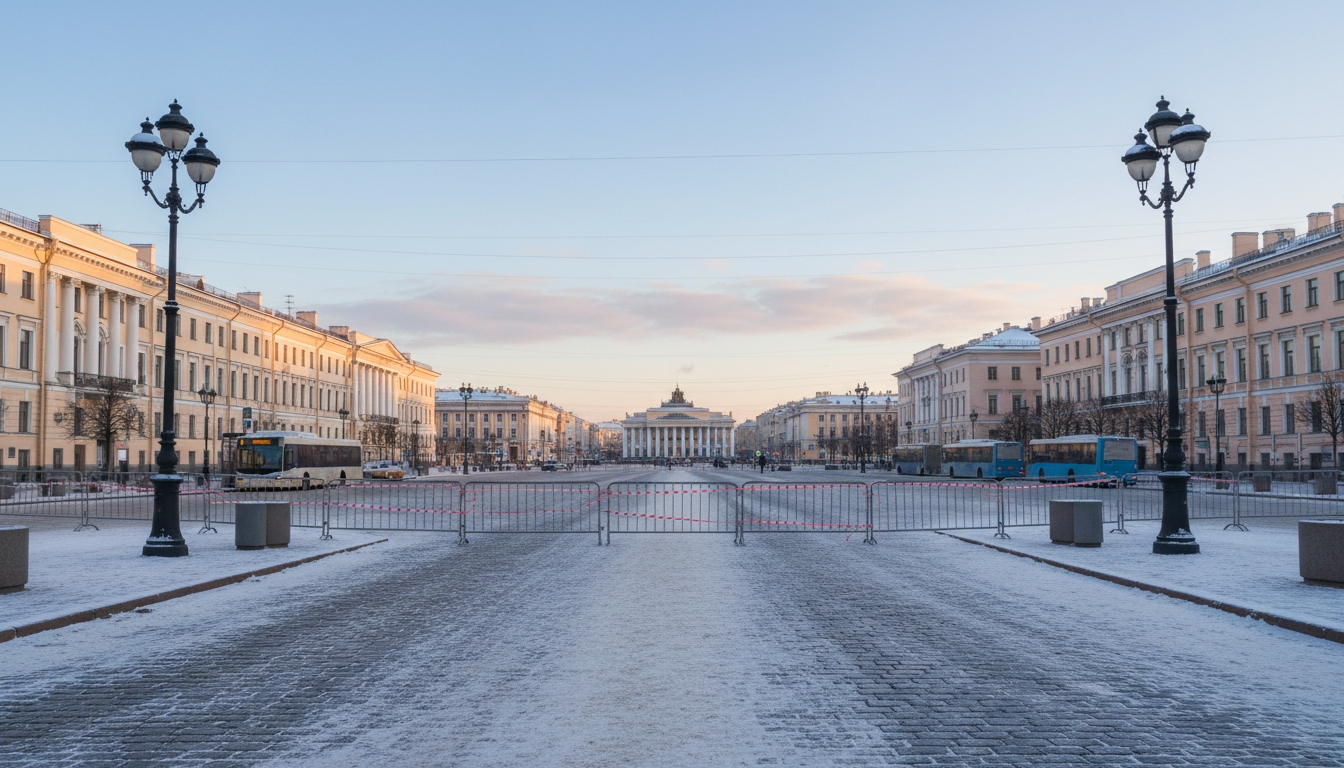 Петербург парализован пробками из-за саммита СНГ Сгенерировано