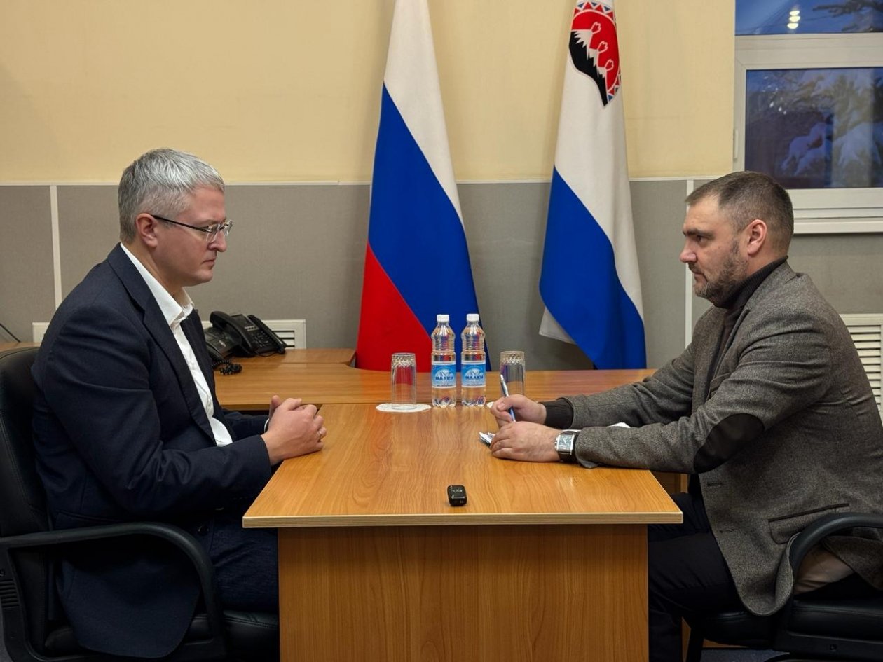 Встреча Владимира Солодова и Олега Бондаренко Правительство Камчатского края