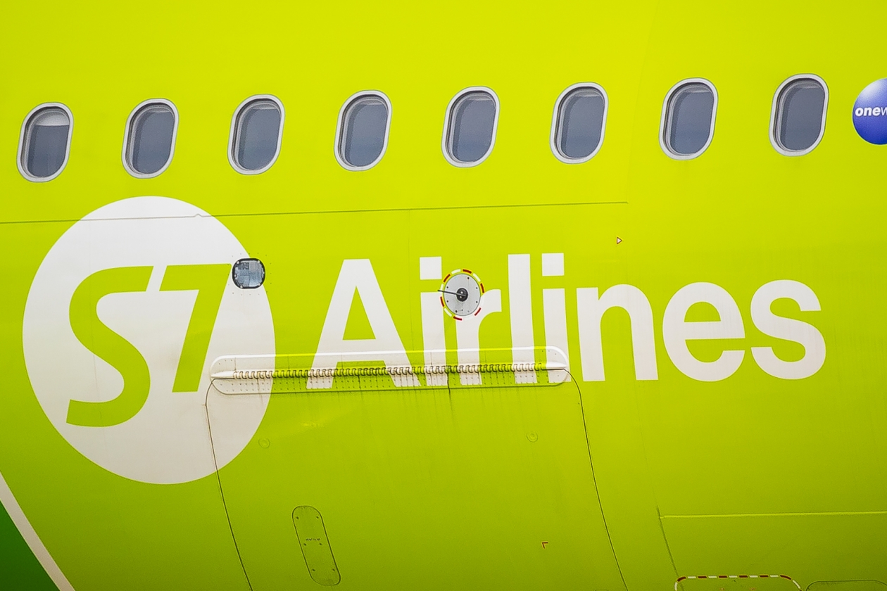 Самолет S7 Airlines Илья Аверьянов, ИА PrimaMedia