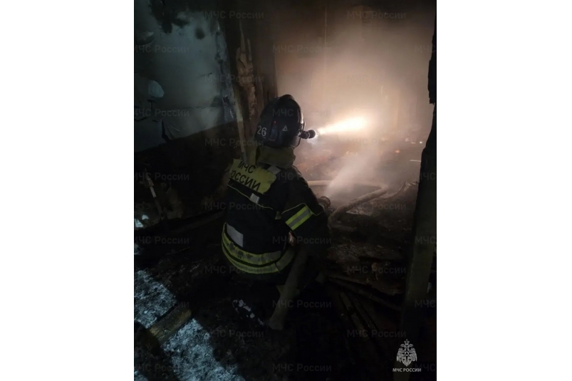 Пожар ГУ МЧС России по региону