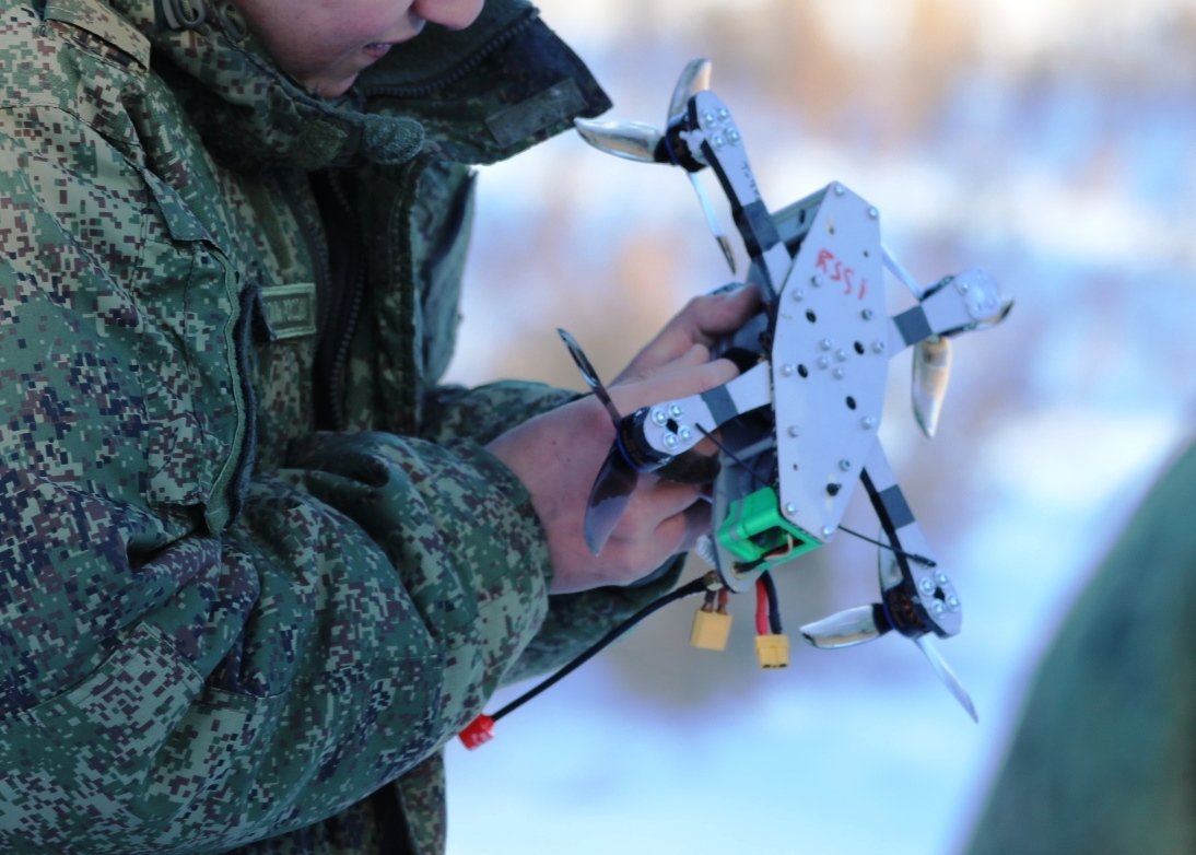 Дрон пресс-служба Восточного военного округа