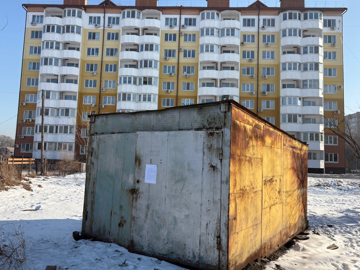 Самовольно установленный гараж пресс-служба администрации УГО