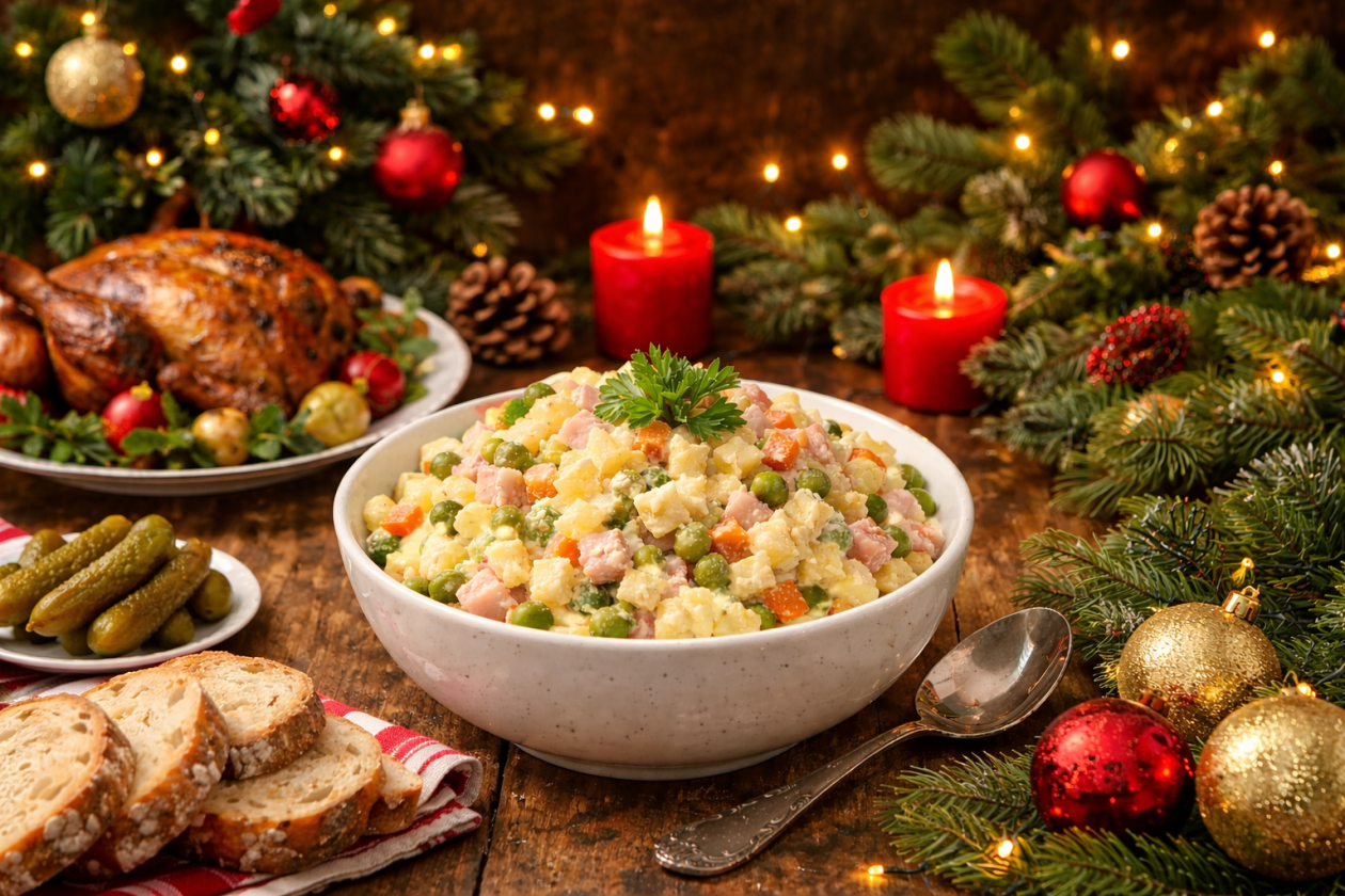 Индекс Оливье: сколько стоит главный новогодний салат в Иркутске? Perplexity AI (18+)