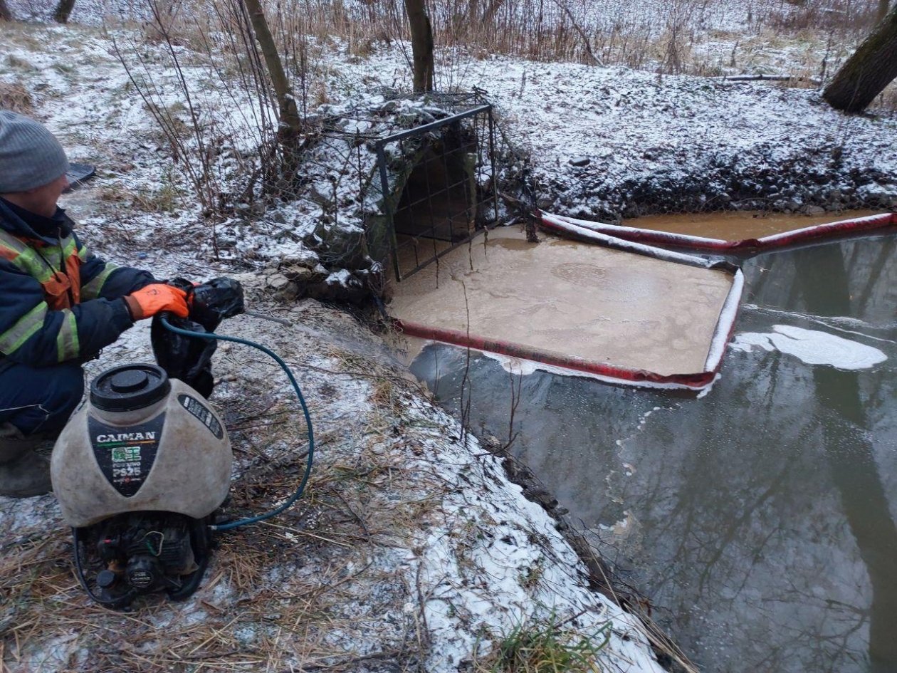 На реке Яузе полностью ликвидировали загрязнение воды Telegram / Мосводосток