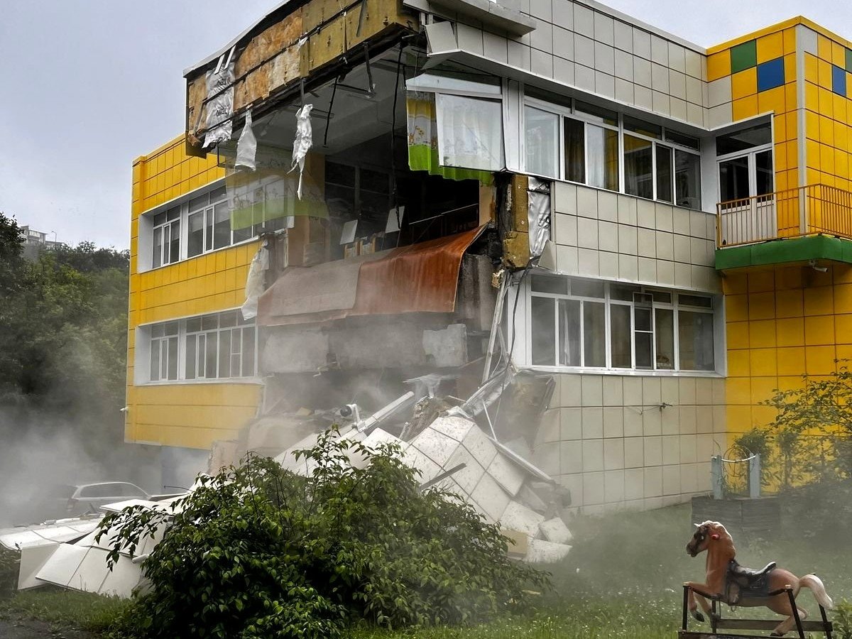 Детский сад № 15 в Петропавловске-камчатском после землетрясения ИА KamchatkaMedia