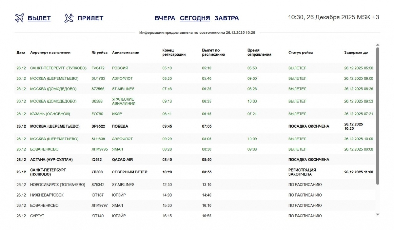 Омский аэропорт