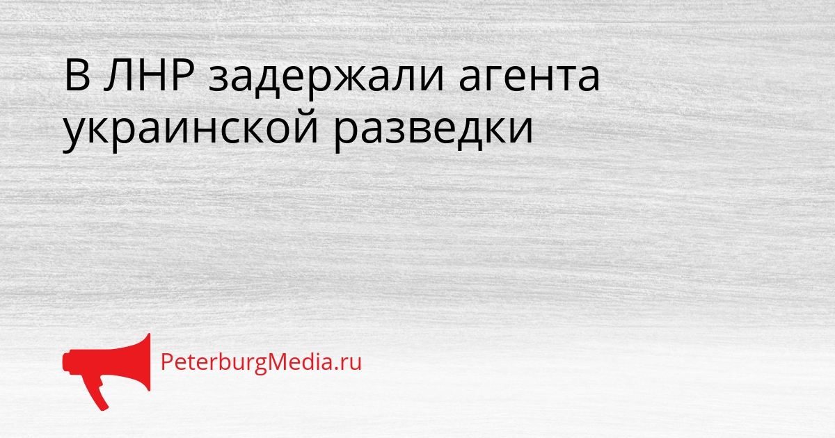 В ЛНР задержали агента украинской разведки Сгенерировано