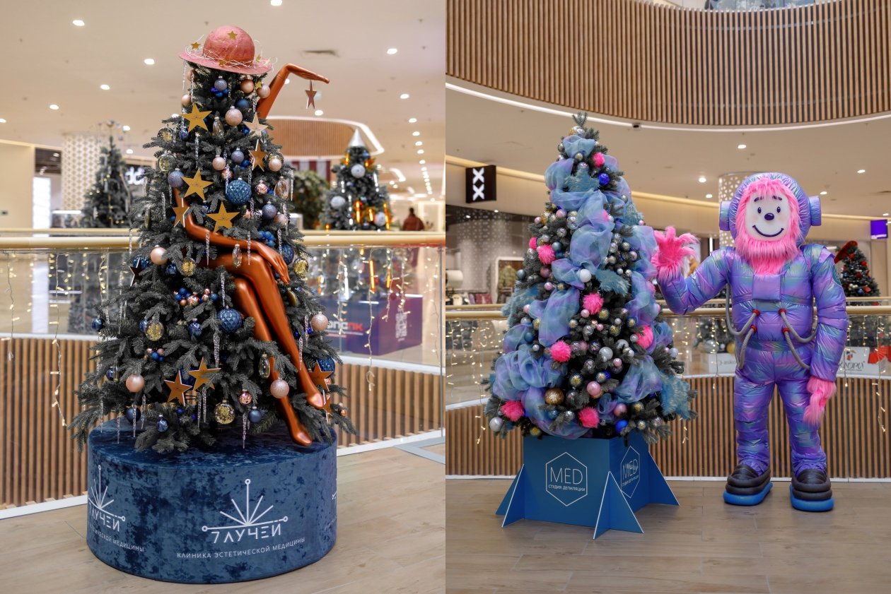 В &quotКалина Молл&quot во Владивостоке открылась &quotАллея Ёлок&quot в стиле космоса предоставлено торгово-выставочным комплексом &quotКалина Молл&quot