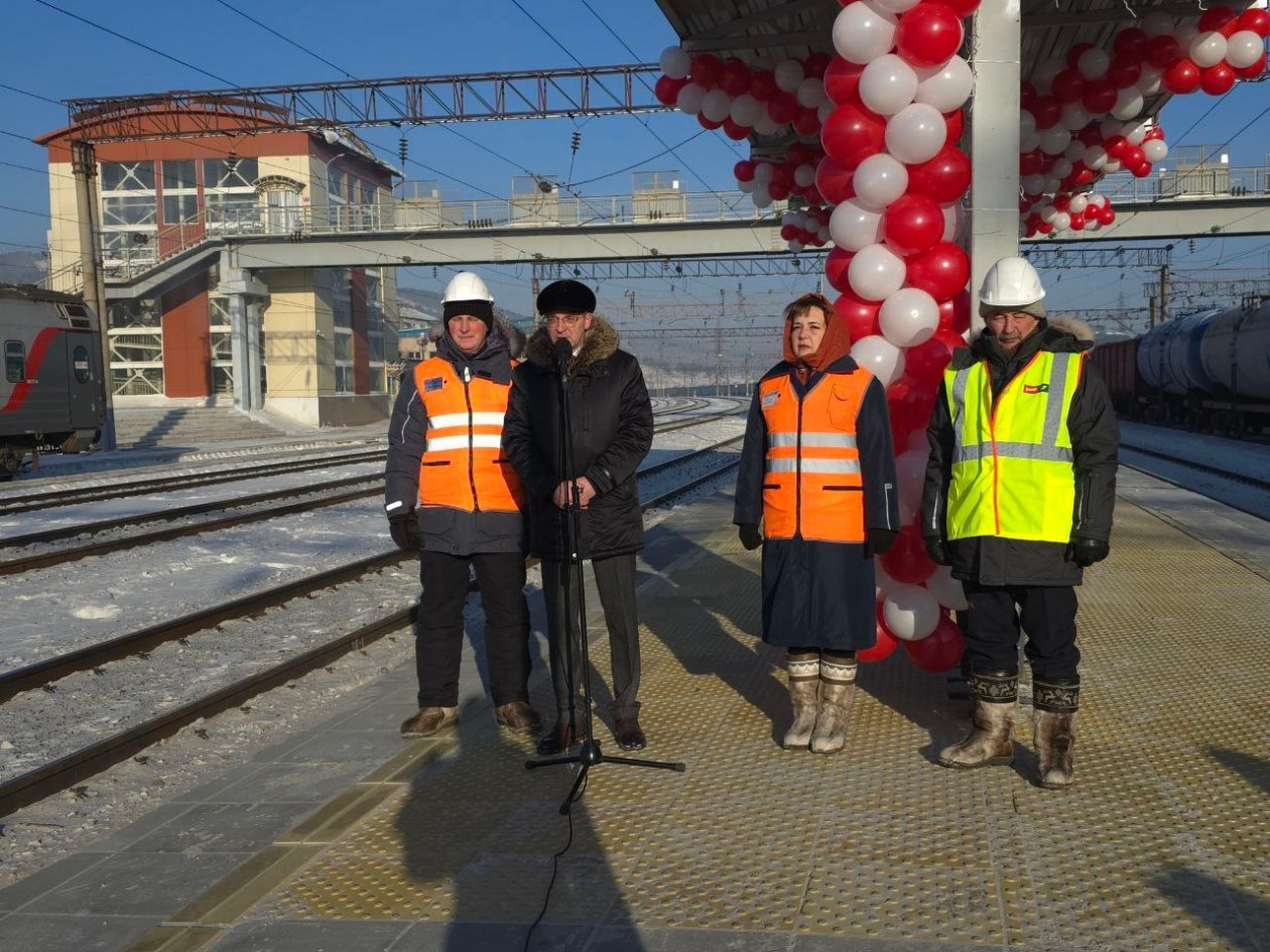 Открытие пассажирской платформы пресс-службы ЗабЖД
