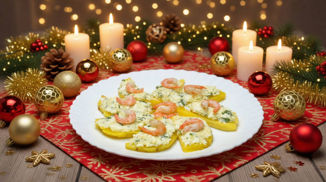 Беру ананас и креветки: вау-закуска за 5 минут - сочно, ярко и невероятно вкусно ИИ Qwen