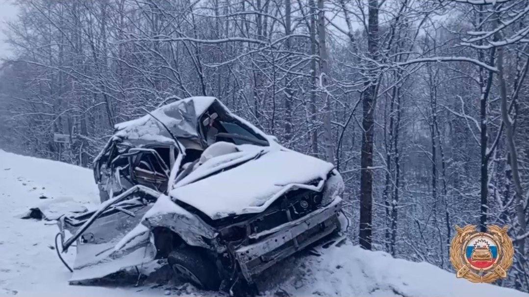 Водитель иномарки погиб в жестком ДТП на трассе Р-258 &quotБайкал&quot Госавтоинспекция региона