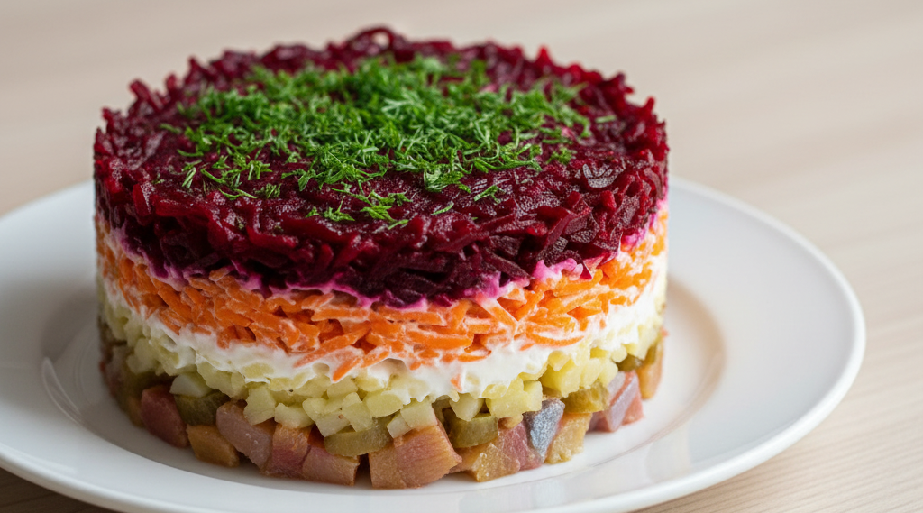 Селедка под шубой сгенерировано ИИ Perplexity (18+)