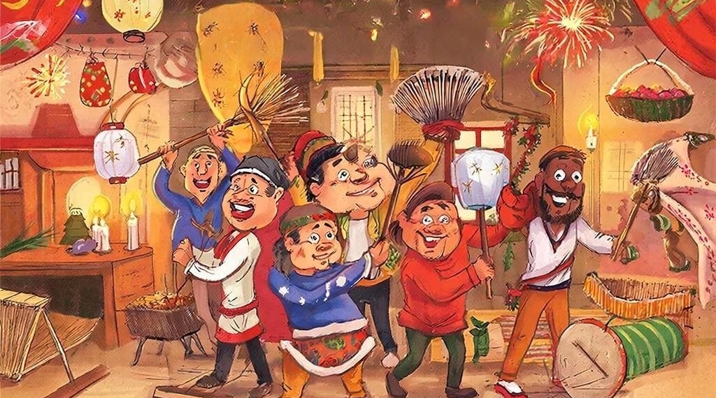 Выбросили мебель и достали грабли: как встречают Новый год в разных странах? - праздничный ТЕСТ ИИ GigaChat (18+)