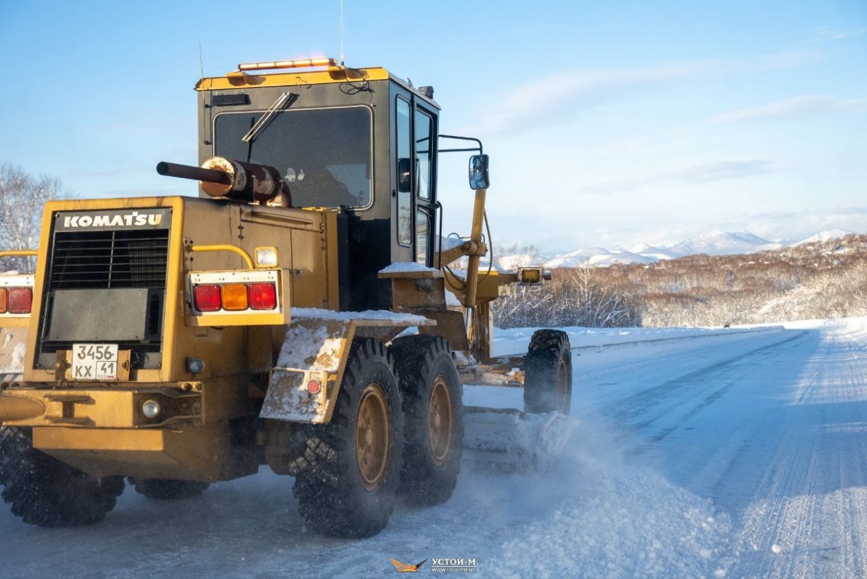 Снегоочистка трассы Устой-М