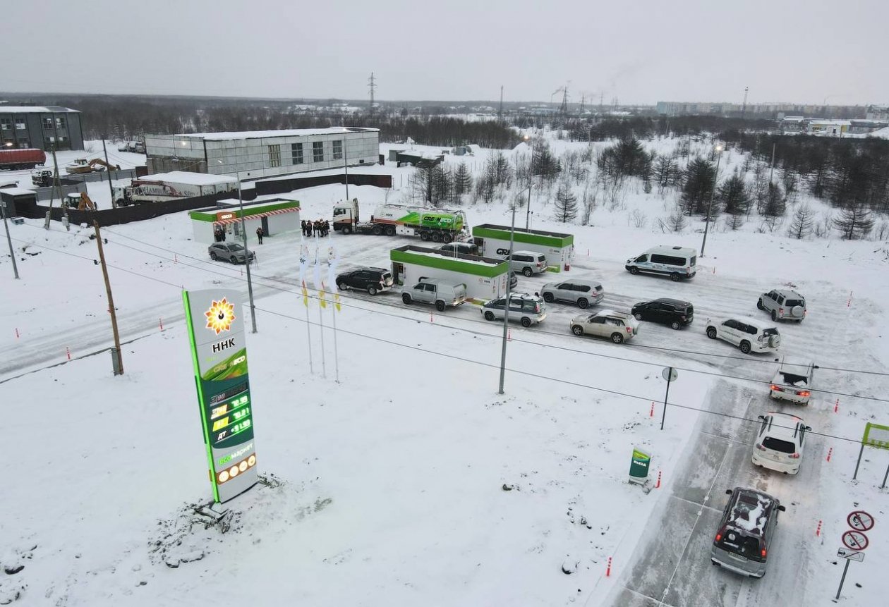 В Сахалинской области открылась новая АЗС группы ННК пресс-служба ННК