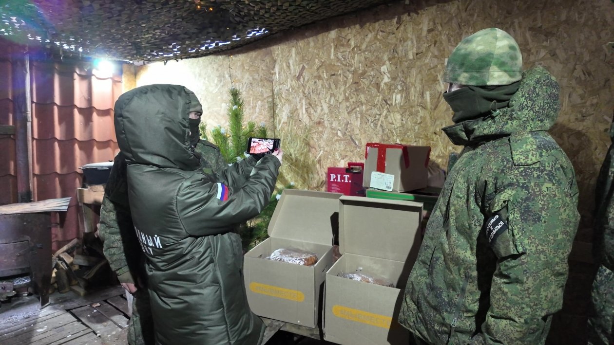 Бойцам привезли домашние пироги Народный Фронт Крыма
