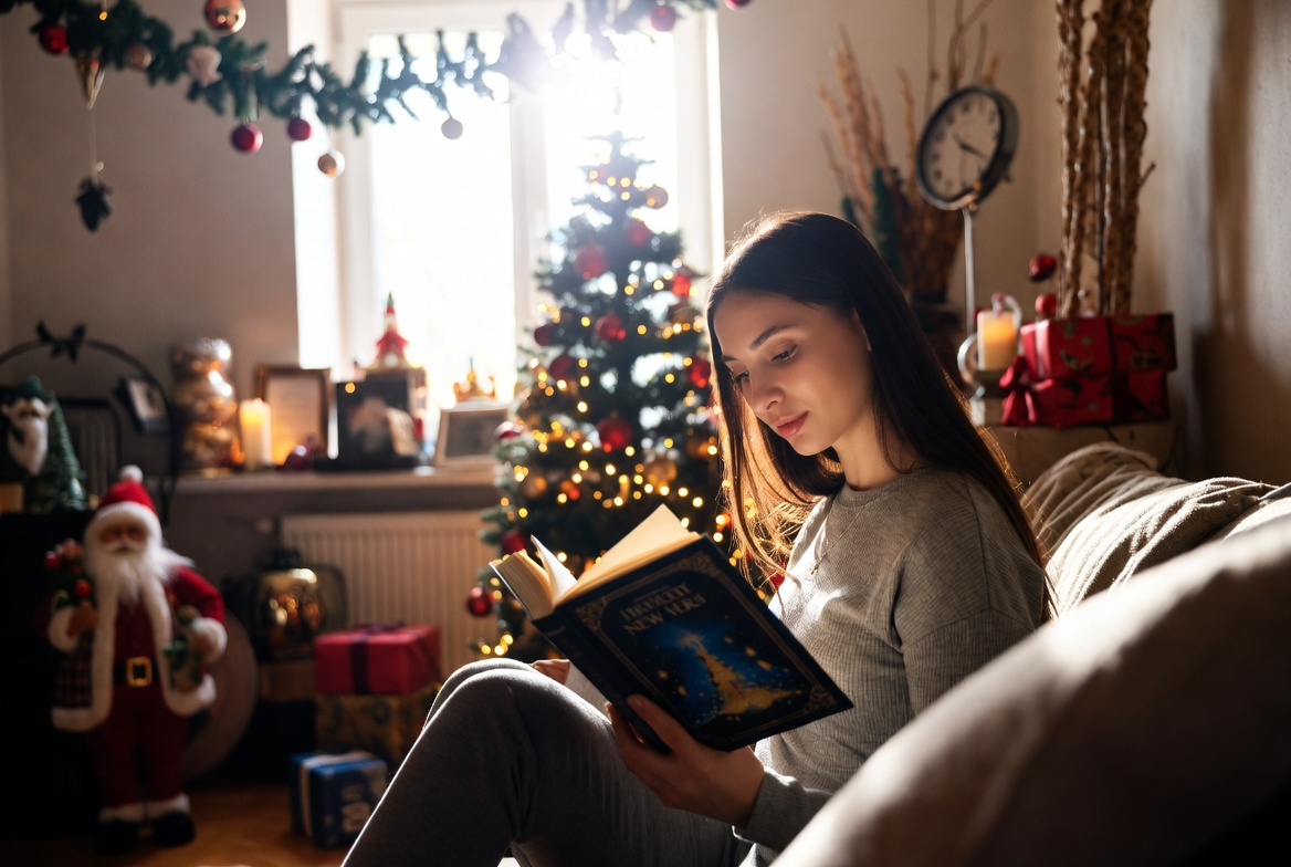 Топ книг для чтения в новогодние каникулы: что выбрать для уютных зимних вечеров Сгенерировано QwenChat (18+)