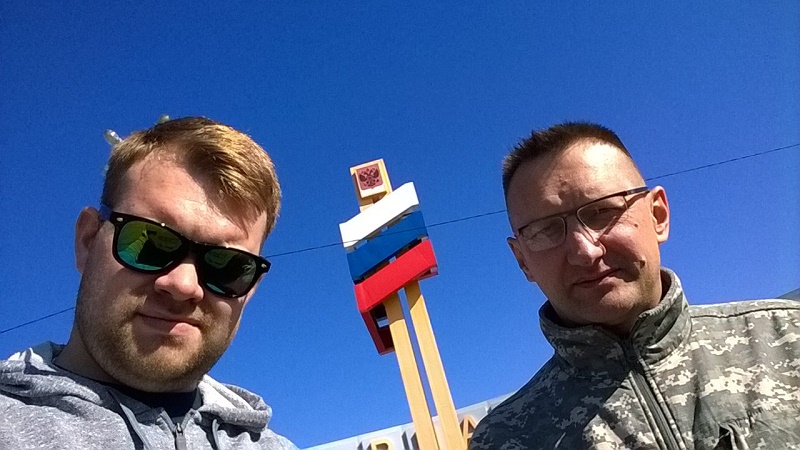 Евгений Радченко и Александр Крылов, Фото с места события собственное