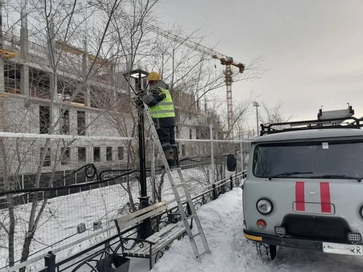 В Улан-Удэ массово меняют светильники &quotкапелла&quot МБУ &quotГорсвет&quot