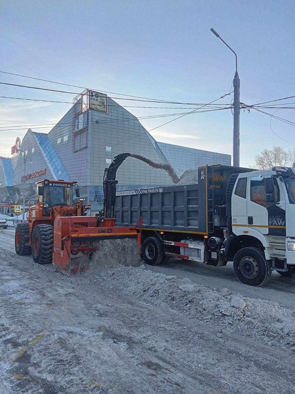 Уборка дорог мэрия Иркутска