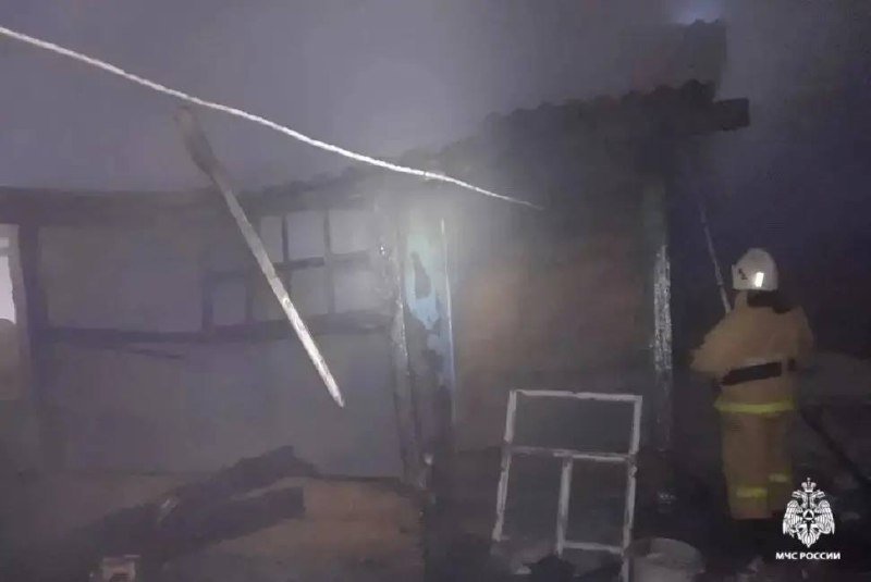 Пожар МЧС Бурятии