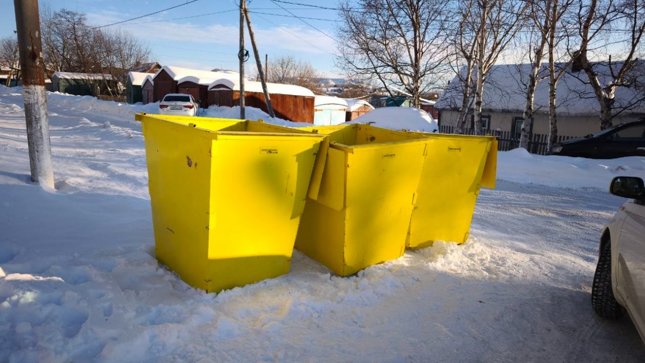 Временные мусорные контейнеры ИА KamchatkaMedia