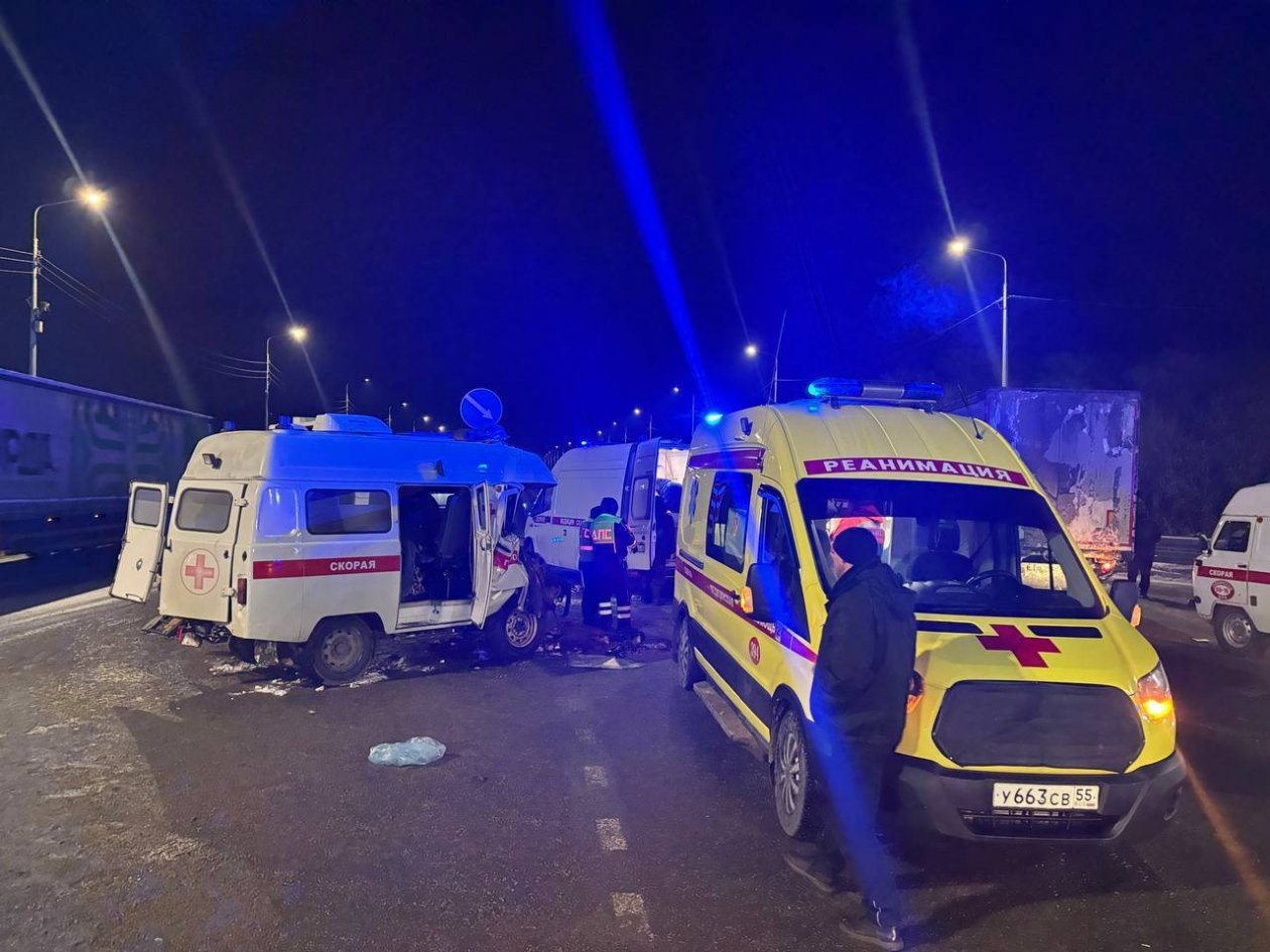 Место ДТП омская полиция