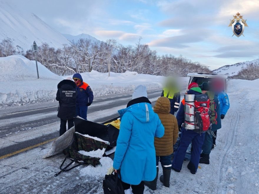 С места событий управление СК РФ по Камчатскому краю