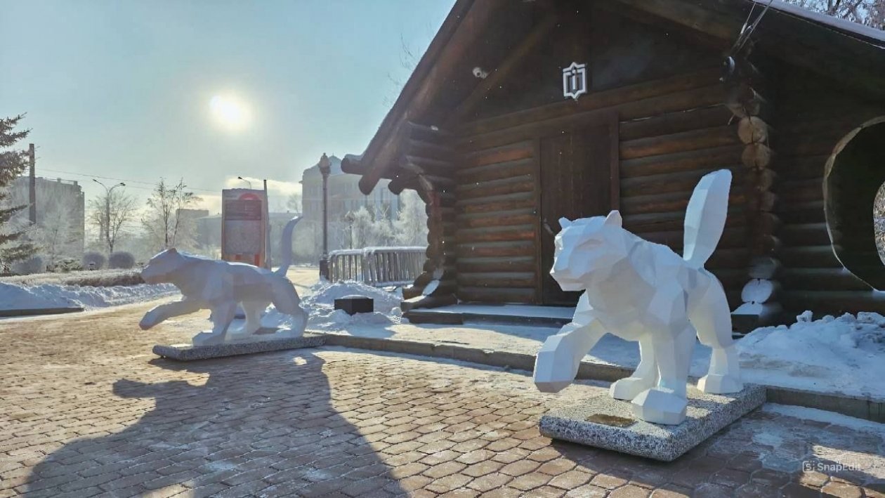 Новые скульптуры появились в центре города Иркутска  Пресс-служба банка
