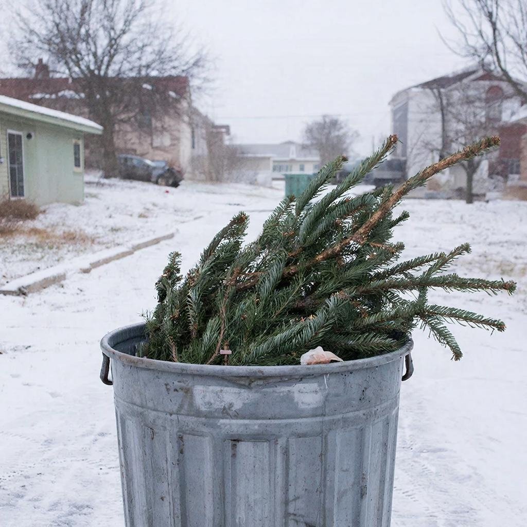 Как правильно утилизировать новогоднюю ёлку сгенерировано сервисом &quotКандинский&quot (18+)
