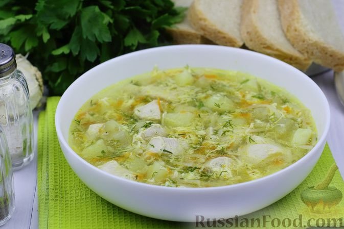 Куриный суп с вермишелью и яйцами &quotНиточка&quot - аппетитный и сытный russianfood.com