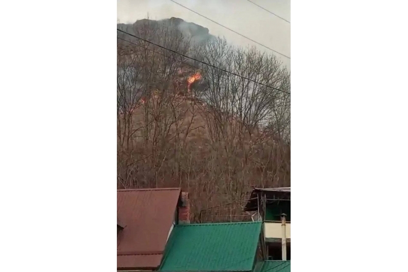 В Кисловодске загорелась территория национального парка Администрация Кисловодска