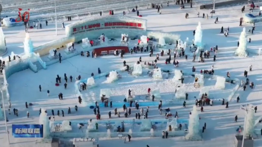 Скриншот видео-сюжета Хэйлунцзянского телевидения