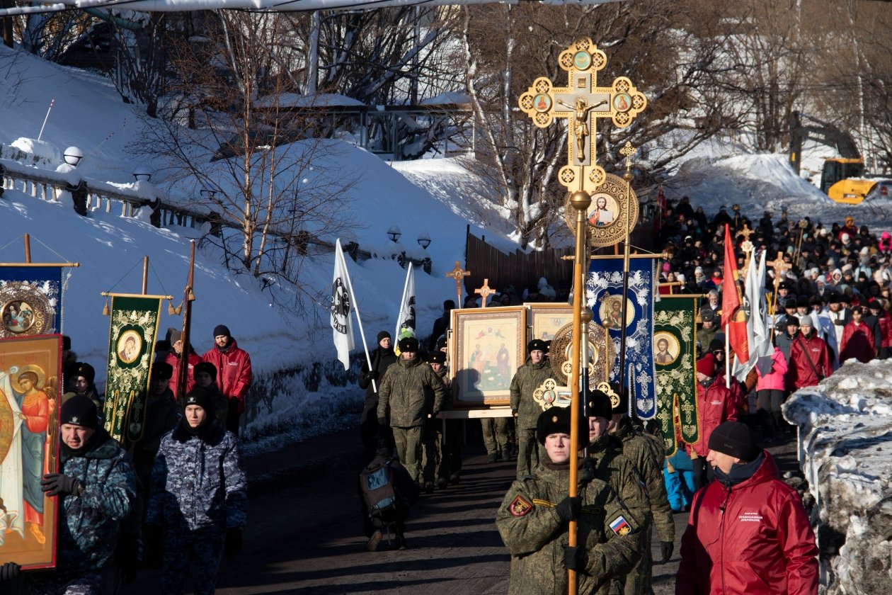 Рождественский крестный ход в Петропавловске-Камчатском Ирина Васильева, ИА KamchatkaMedia