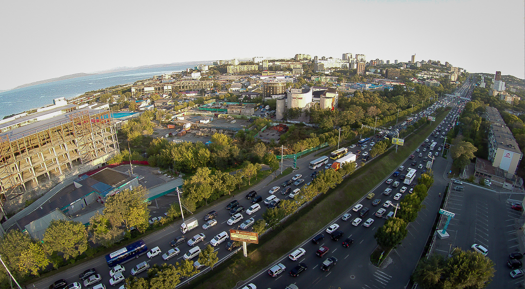 Пробка на Молодежной, Фото с места события собственное