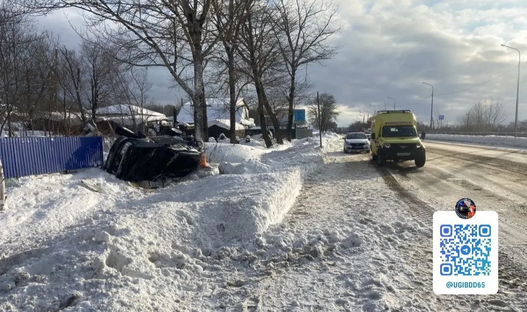 В Долинском районе водитель не справился с управлением и вылетел в кювет пресс-служба Госавтоинспекции Сахалинской области