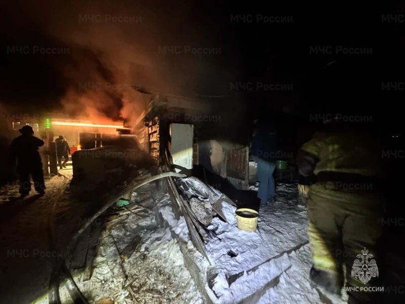 Пожар МАХ (6+) МЧС Забайкалья