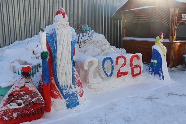 Конкурс на лучшую снежную скульптуру провели в колониях пресс-служба УФСИН России по Амурской области