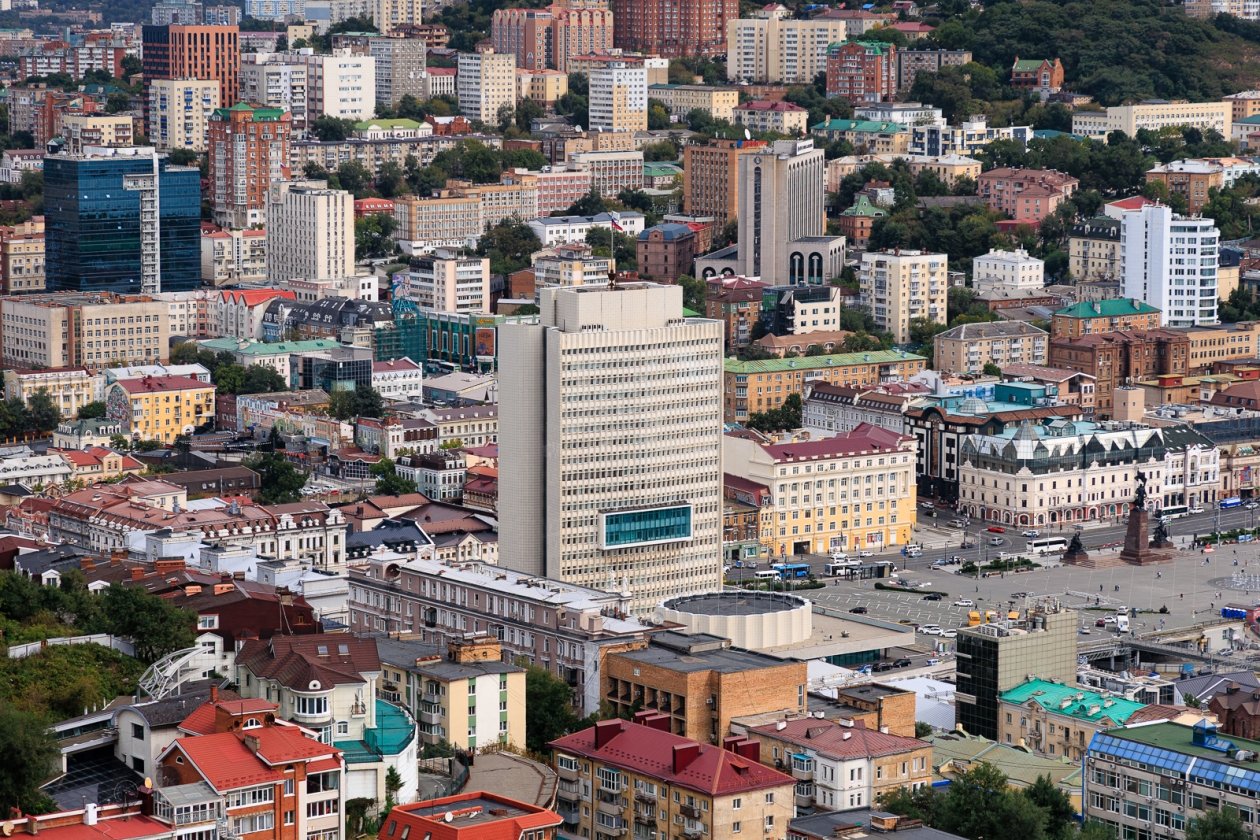 Владивосток, город, пейзаж, центр, Правительство Приморского края Кулешов Е. С., ИА PrimaMedia.ru
