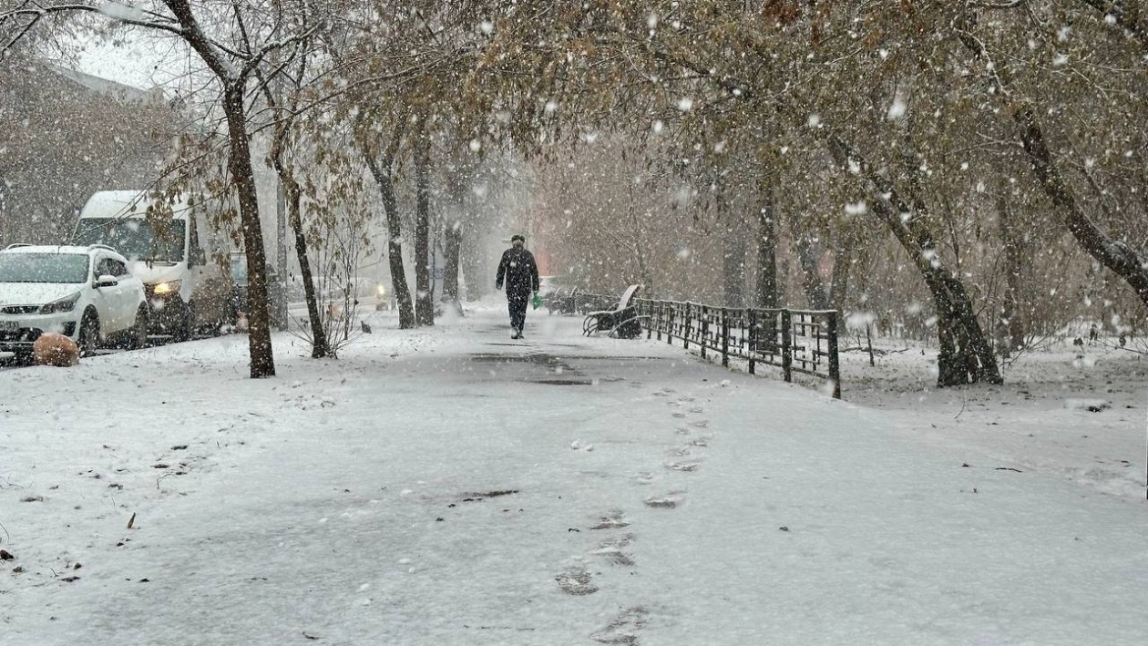 Снегопад в Иркутской области Юлия Ушакова, ИА IrkutskMedia