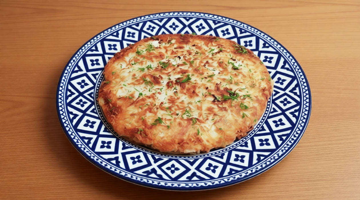 Пирог-вкуснятина: ужин за 30 минут на сковороде - сохраните и готовьте без хлопот ИИ Qwen (18+)