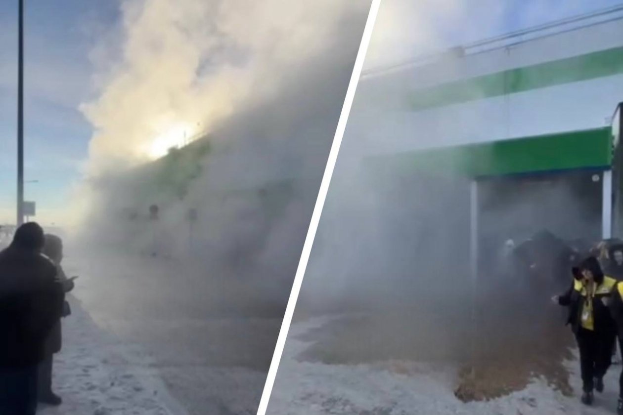 Парковка у магазина &quotЛемана Про&quot тг-канал (18+) &quotИнцидент Омск&quot