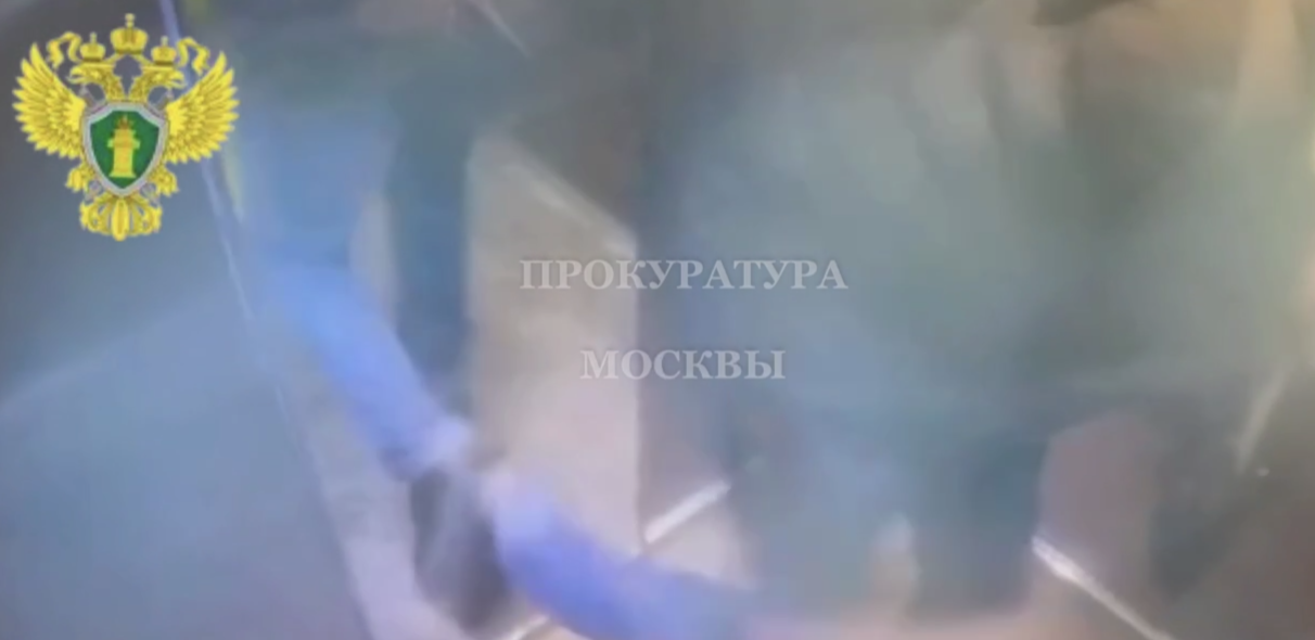 Неадекват разбил зеркало в метро Москвы Telegram / Прокуратура Москвы