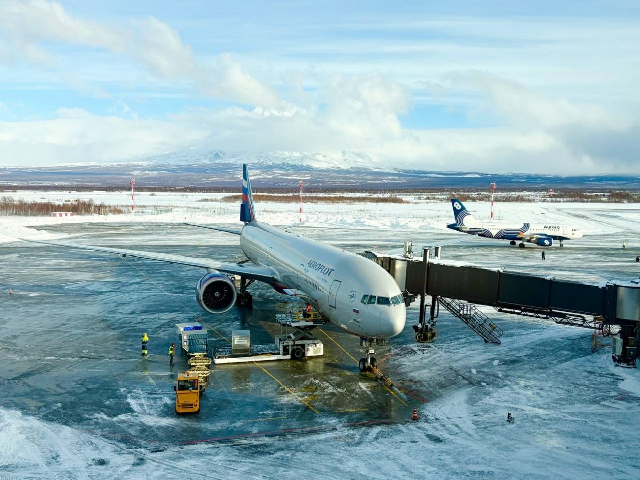 Аэропорт Петропавловск-Камчатский после циклона ТГ-канал (18+) Аэропорта Петропавловска-Камчатского