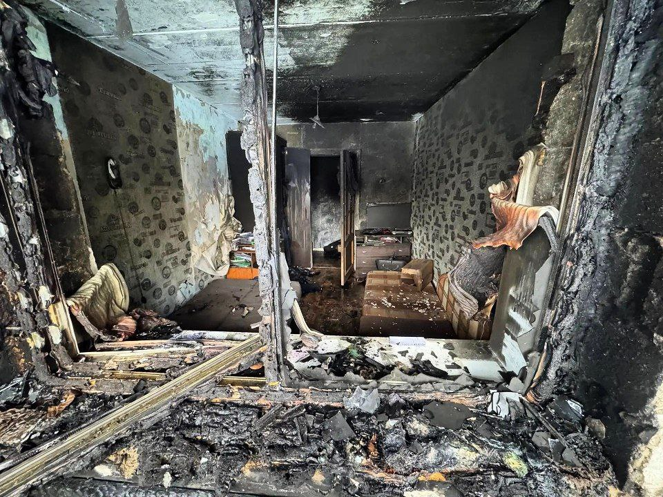 Пожар в Аниве пресс-служба агентства по делам ГО, ЧС и ПБ Сахалинской области