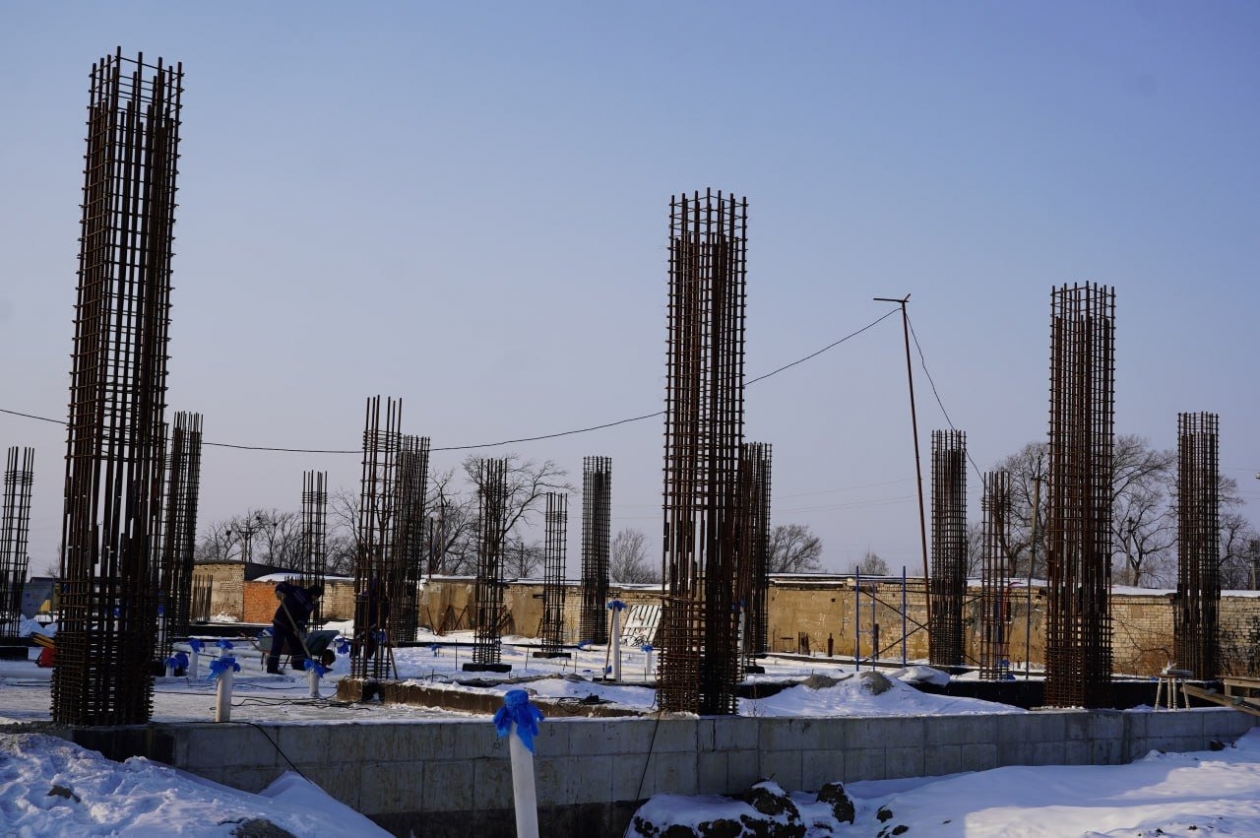 В Воздвиженке строят современную школу на 600 учеников предоставлено пресс-службой администрации УГО