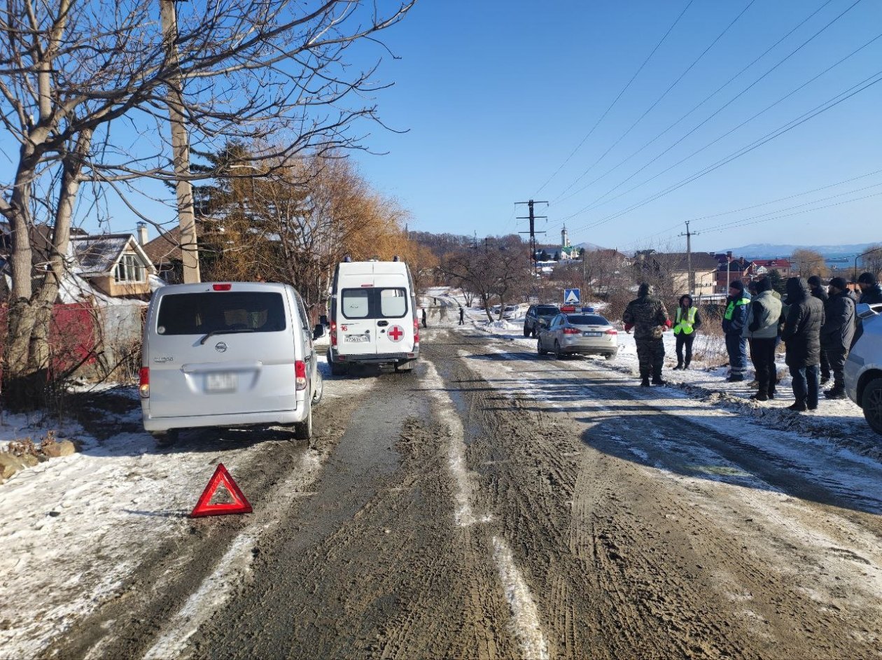 Машина сбила подростка на дороге в Находке ГИБДД Находки